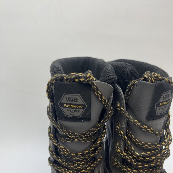 Vans Standard Snow Boots Pat Moore Black / Gray Men’s Sz 6 Snowboard Read* - Picture 5 of 15